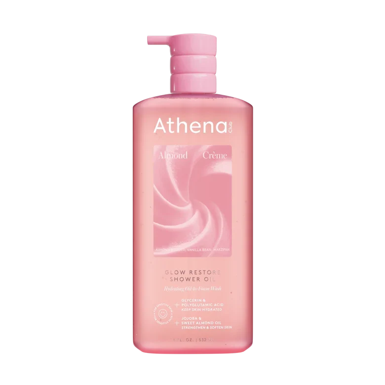 Glow Restore Shower Oil V8 Almond Crème